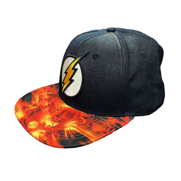 DC Comics Originals The Flash Flat Bill SnapBack Hat - One Size - Picture 4 of 7